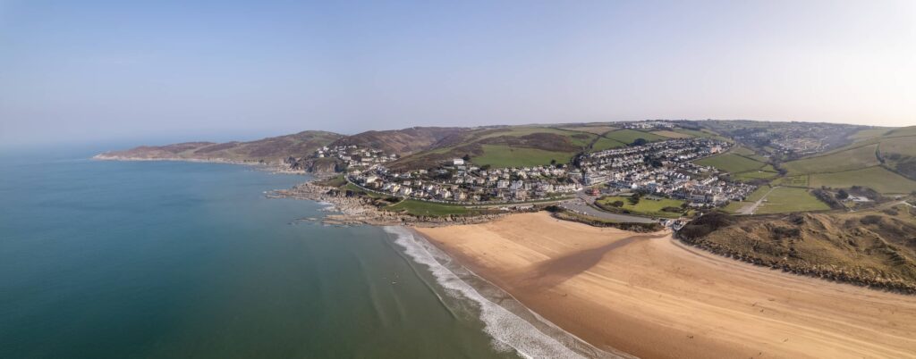 Woolacombe beach on the North Devon Coast