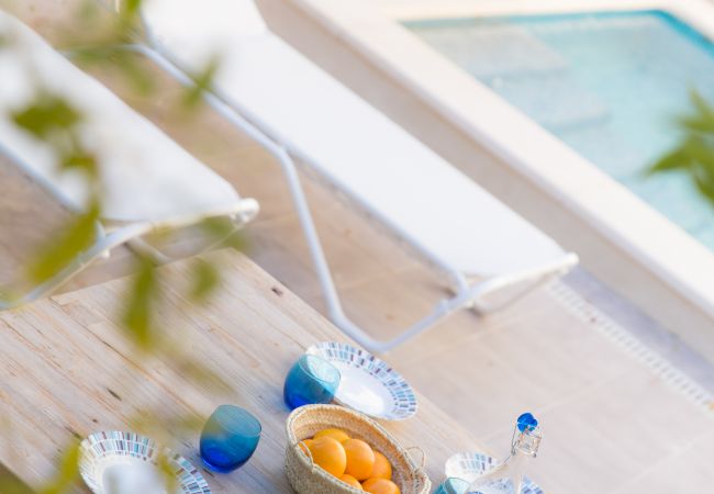 House in Sa Pobla - Villa Ca na Marrona - Sunset Villa Campanile - townhouse with private pool House in Sa Pobla - Villa Ca na Marrona - Sunset Villa Campanile - townhouse with private pool
