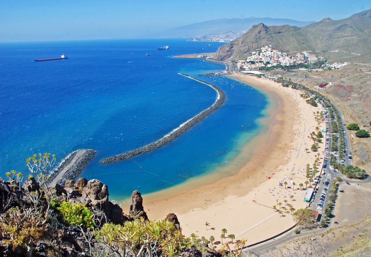 Apartment in Arico - HomeForGuest NextDoor Oasis: ocean front, terrace, natural pool- HomeForGuest