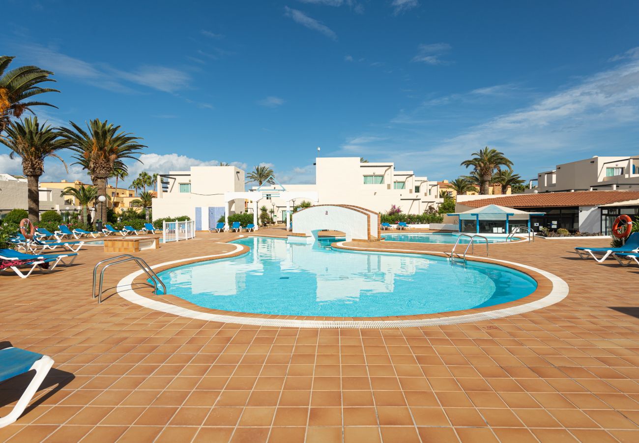 Aparthotel in Corralejo - Apartment with terrace, swimming pool and beachfront in Corralejo - Home For Guest