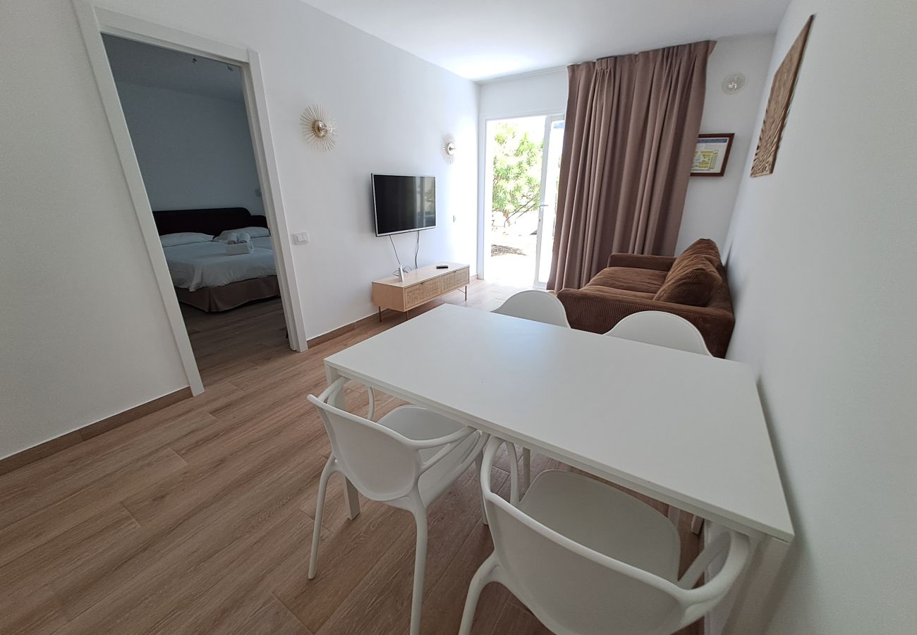Aparthotel in Corralejo - Apartment with terrace, swimming pool and beachfront in Corralejo - Home For Guest