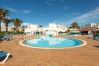Aparthotel in Corralejo - Apartment with terrace, swimming pool and beachfront in Corralejo - Home For Guest