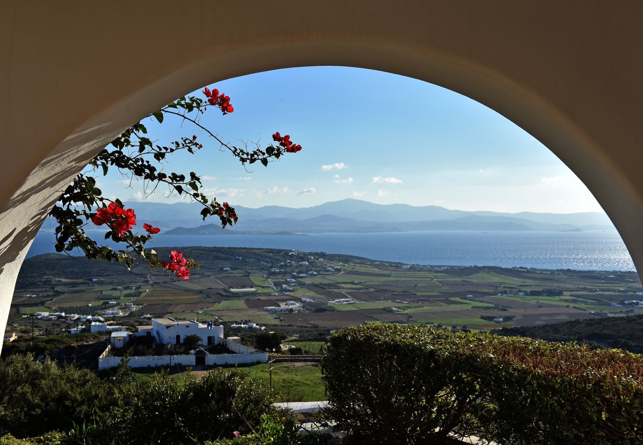 Villa in Naousa - Panoramic three villa complex with helipad 