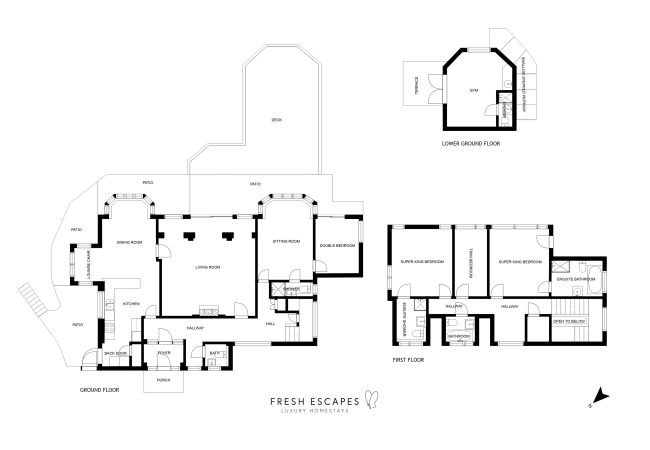 House in Paignton - The Spinney - Large home with hot tub, gym, amazing sea views House in Paignton - The Spinney - Large home with hot tub, gym, amazing sea views