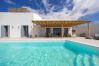 Villa in Aspro Chorio - Poolside Panorama: Coastal Luxury & Vistas