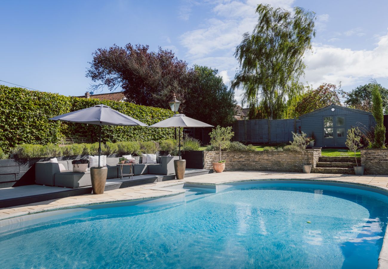 House in Badgworth - Belstone Cottage - A Luxurious Countryside Retreat with Private Pool and Tennis Court